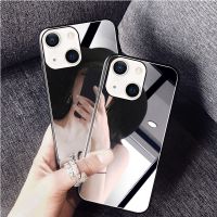 เคสโทรศัพท์มือถือ 15 iPhone15Plus Mirror รุ่นหญิง 15ProMax กระจกแต่งหน้าเรียบง่ายรวมทุกอย่างป้องกันการตกแบบนุ่ม