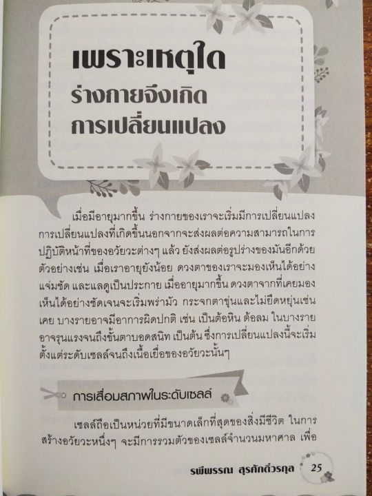 หนังสือ-คู่มือดูแลสุขภาพ-ชะลอวัย-สวยใส-ไม่แคร์อายุ