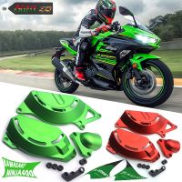 สามารถใช้ได้กับ NINJA400 NINJA250 Z250 Z400 2018 2019 NINJA 250 400 18-19เครื่องยนต์มอเตอร์ไซค์ฝาครอบปกป้องเครื่องยนต์ที่คลุมมอเตอร์