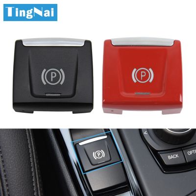 Black Red Electronic Parking Brake Switch Button Replacement For BMW X1 F48 F49 X2 F39 2 Series F45 F46