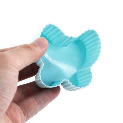Butterfly Silicone Muffin Cup Cake Mold DIY Egg Tart Jelly Pudding Mold Baking Tool