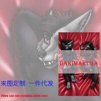 Dakimakura AnimeWolf เซ็กซี่ดิจิตอล HD Furry พิมพ์สองด้านขนาดชีวิตปลอกหมอนร่างกาย