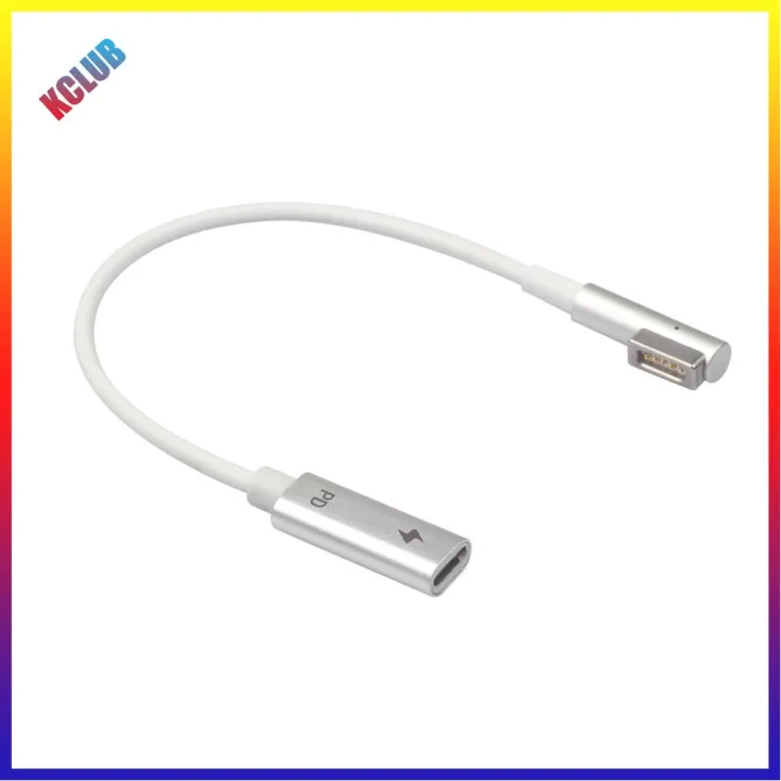 90w Usb Type C Female To Magsafe 1 L Tip Adapter Cable For Macbook Air Pro Lazada Ph