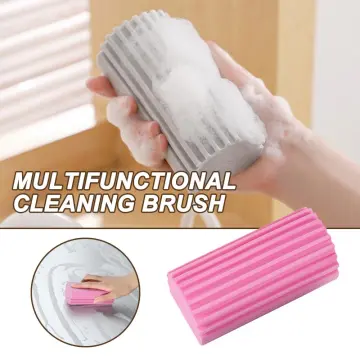 6PCS Magical Dust Cleaning Sponges Damp Clean Duster Sponge Multifunctional  Household Sponge Cleaning Brush