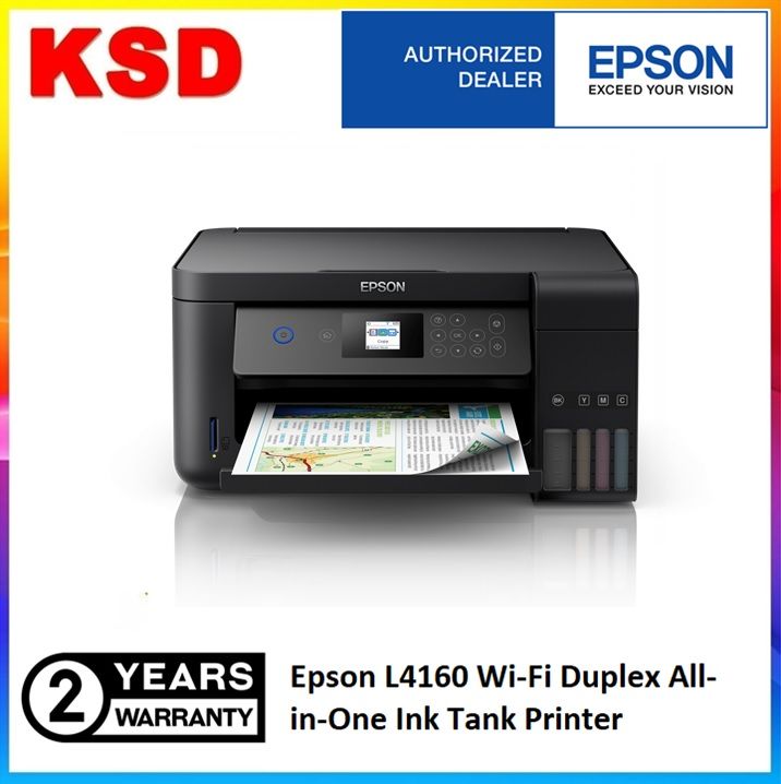 Epson L4160 Wi Fi Duplex All In One Ink Tank Printer Print Scan Copy Duplex Wifi Lazada 2487