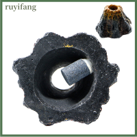 ruyifang Aquarium Volcano Shape Air Bubble Stone ออกซิเจนปั๊มปลาถังเครื่องประดับตกแต่ง