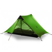 Lanshan 2 2 Person Outdoor Ultralight Camping Tent 3 Season Professional 15D Silnylon Rodless Tent 4 Season