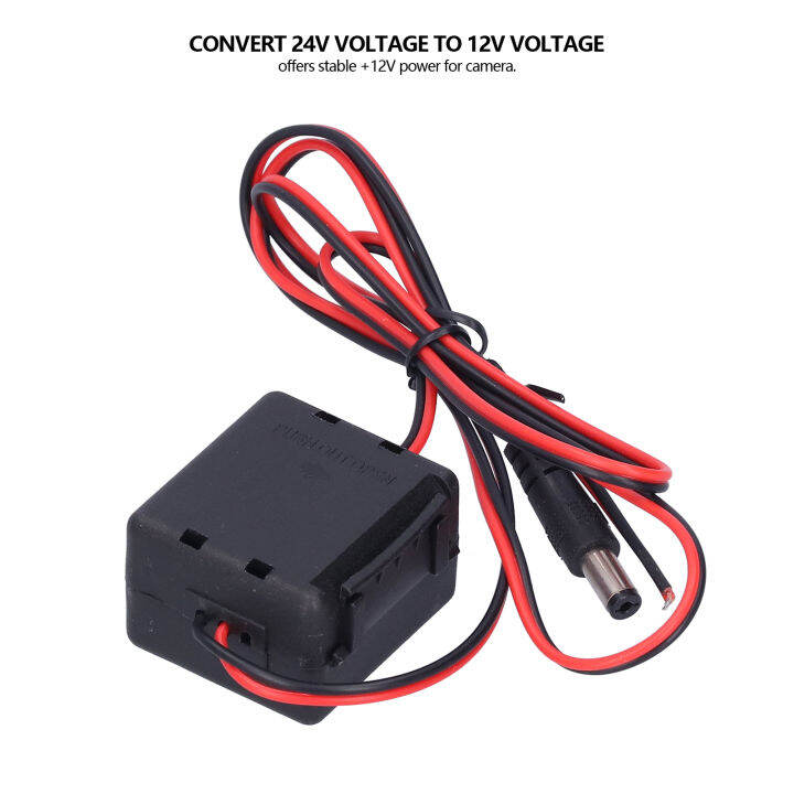 24v-ถึง-12v-power-converter-หม้อแปลงแรงดันในตัวฟิลเตอร์สำหรับ-รถ-รถบรรทุกรถบัสที่จอดรถ-camera