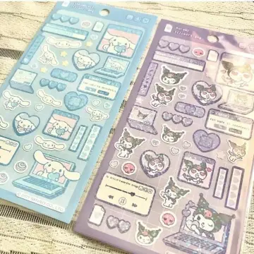 450pcs Sanrio Scrapbook Sticker Book Kuromi Melody Cartoon Cute 16