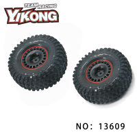 YIKONG YK6101 1:10 RC 6WD ปีนเขาไฟฟ้ารุ่นรถตีนตะขาบชิ้นส่วนเดิมยาง2ชิ้น13609