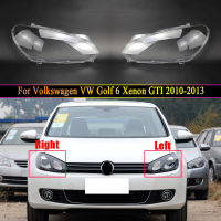 2022Car ไฟหน้าเลนส์สำหรับโฟล์คสวาเกน VW G Olf 6ซีนอน GTI 2010 2011 2013กระจกโคมไฟแสงกรณี Lampcover เชลล์อัตโนมัติโป๊ะ