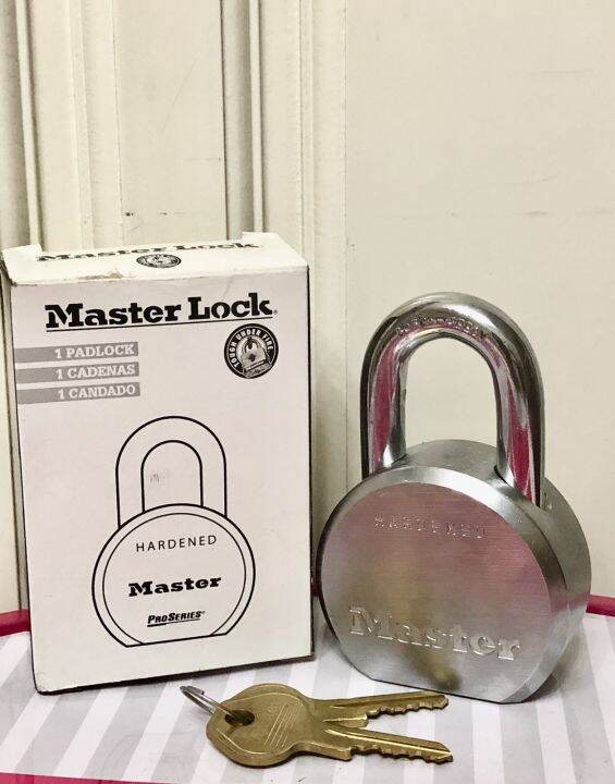 Master Padlock Pro Series 6230 Solid Steel Rekeyable Pin Tumbler