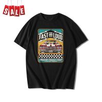 เสื้อยืดแขนสั้นคอกลม Cotton 100% สกรีนลาย FAST&amp;LOUD