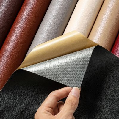 【LZ】▤☊✈  1 Roll Faux Leather Self Adhesive Phone Case Hand Made Material Fabric Refurbish Sofa Furniture Tables Motorcycle Repair Patche