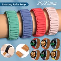 （Bar watchband）20มิลลิเมตร22มิลลิเมตรซิลิโคนสายแม่เหล็กสำหรับ SamsungWatch วง42มิลลิเมตร46MmWatch 3 45มิลลิเมตร41มิลลิเมตรสำหรับ Amazfit BipStrap