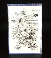 【CW】 FLOWER Transparent Silicone Stamp/Seal for scrapbooking/photo album clear stamp A720