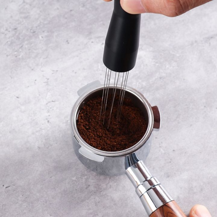 เข็มคนกาแฟเอสเปรสโซ่ที่อัดกาแฟเครื่องมือกวนเอสเปรสโซ่เข็มที่ปัดฝุ่นเล็กสแตนเลสจำหน่าย