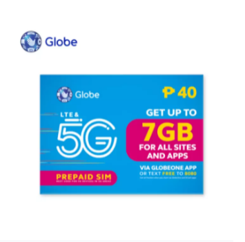 Globe 5G SIM Card Surf High Speed of LTE DATA, Triple-cut SIM,Fits in ...