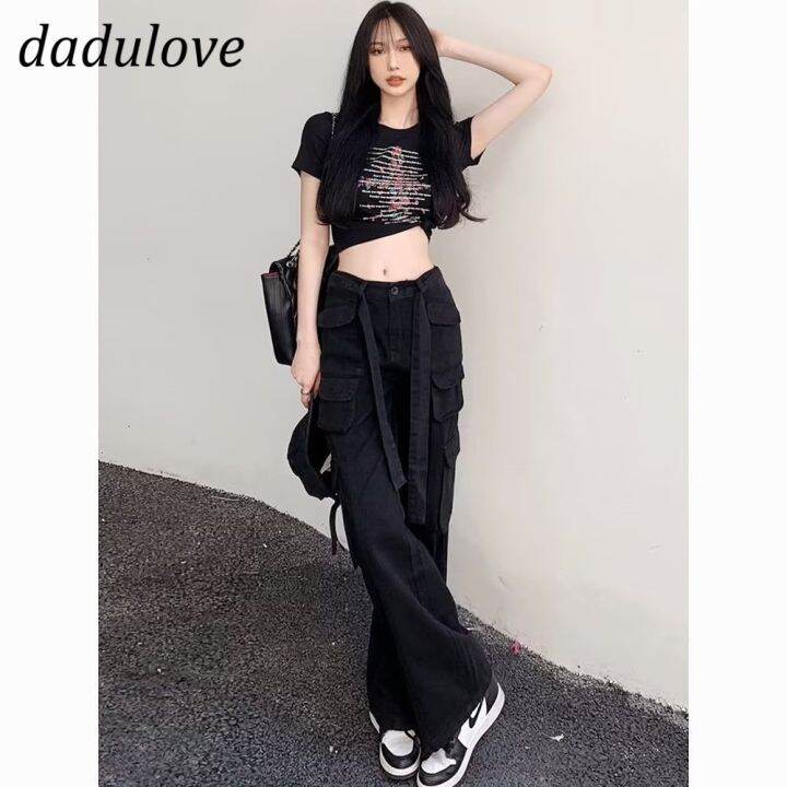 dadulove-new-american-tide-brand-ins-overalls-loose-niche-wide-leg-pants-multi-pocket-womens-casual-pants