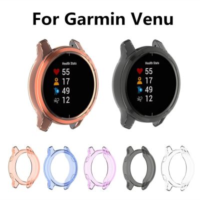 Soft Protective Case For Garmin Venu Cover Frame TPU Crystal Clear Silicone Protector Shell For Garmin Venu Watch Accessories Cases Cases