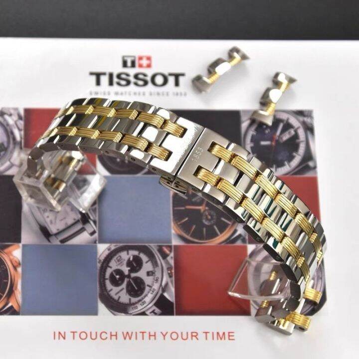 tissot-ของแท้-hengyi-สายเหล็ก-t065430a-ชาย-1853-สายนาฬิกาสแตนเลสผีเสื้อหัวเข็มขัดอุปกรณ์เสริม-19-มม