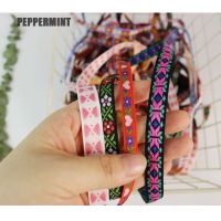 [HOT!] 2Yard Ethnic Embroidery Trim Ribbon Flower Lace DIY Clothes Bag Accessories Embroidered Fabric