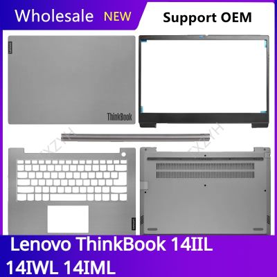 New Original For Lenovo ThinkBook 14IIL 14IWL 14IML Laptop LCD back cover Front Bezel Hinges Palmrest Bottom Case A B C D Shell