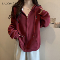 SALOME SELECT เสื้อฮู้ด เสื้อแขนยาวอบอุ่น หลวมและสบาย ทันสมัย แฟชั่น สไตล์ นุ่มนวล WWY2300IYH 42Z231018