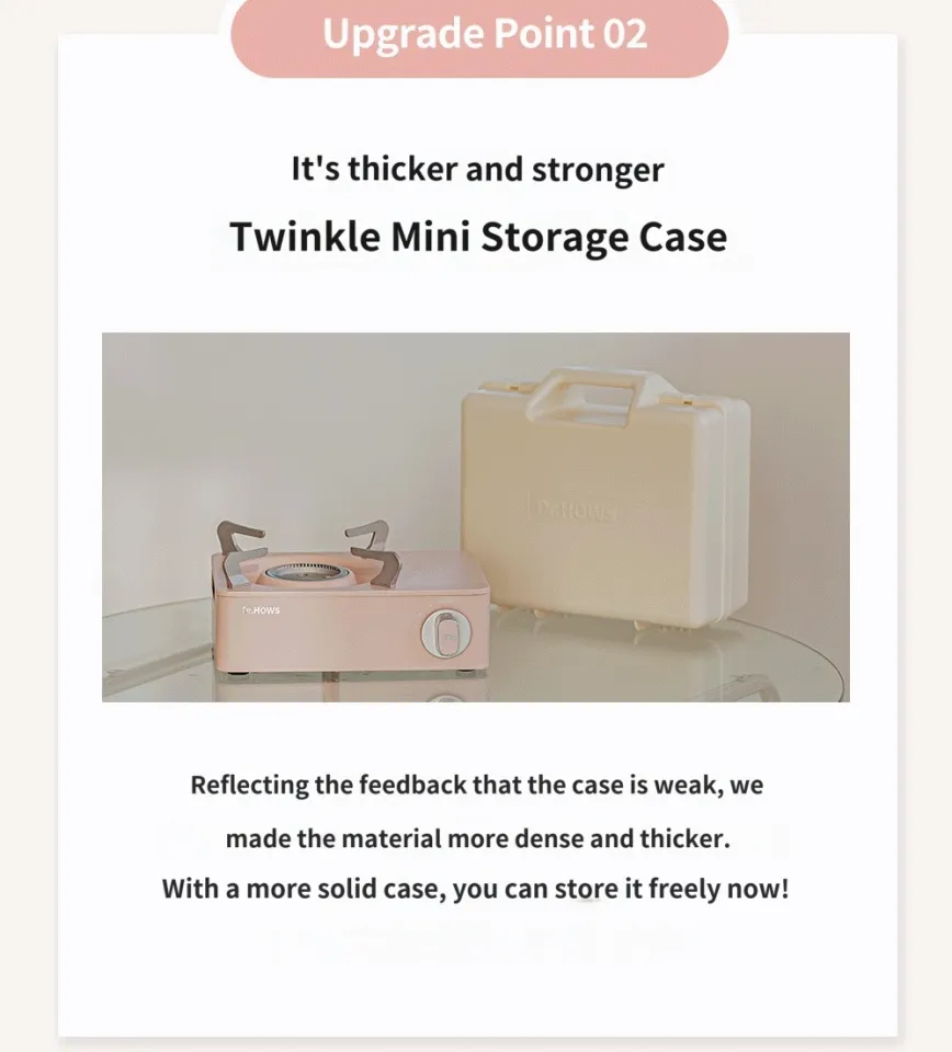 ♡BUBU♡ [Dr.Hows] Twinkle Mini Stove (Pistachio/Lemon) - Now In Seoul