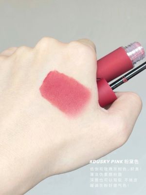 South Korea 3 ce labial glair duskypink make-up matte velvet taupe lipstick figtachio warm white apricot