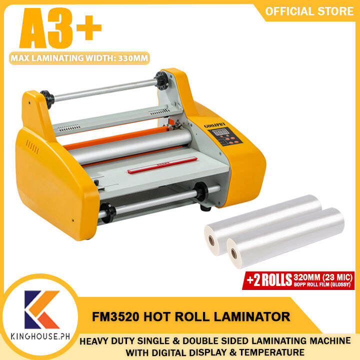 Goojprt Fm3520 A3 Hot Roll Laminator Heavy Duty Single And Double Sided