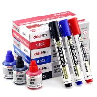 1 pcsDeli Brand Erasable Whiteboard Marker Pens Muti-color Refillable Inks for Drawing Office Meeting School Stationery SuppliesHighlighters  Markers