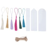 30Pcs DIY Acrylic Bookmark Blank Transparent Bookmark Bookmark Set for Notebook, Party Decors