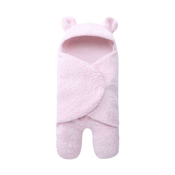 newborn-sleeping-bag-unisex-baby-girl-pajamas-plush-split-leg-polyester-blanket-sleepers-hooded-baby-boy-pajamas