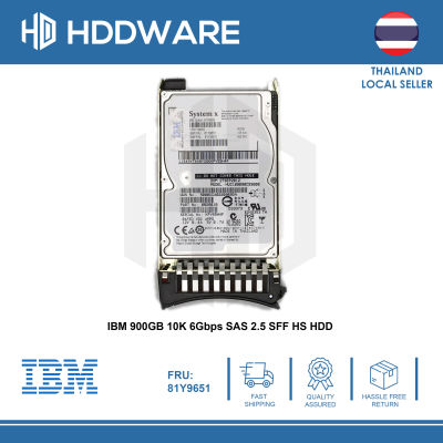 IBM 900GB 10K 6Gbps SAS 2.5 SFF HS HDD // 81Y9650 // 81Y9651 // 81Y3805