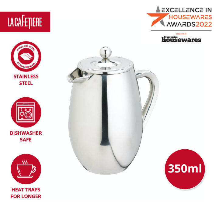 La Cafetiere Insulated All Metal Cafetiere Insulated French Press