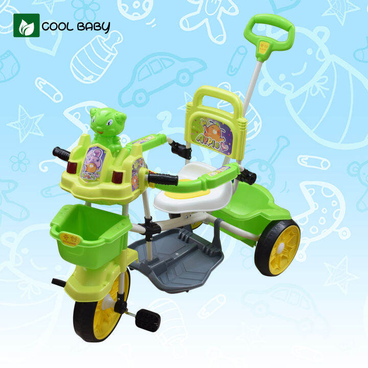 Cool Baby Tricycle Bike for Kids with Guide Assist Stroller with Safety