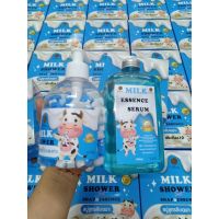 2ชิ้นตามรูปค่ะ สบู่สูตรลับเฉพาะ Milk shower ขนาด500ml อาบน้ำผิวหนุ่มชุ่มชื้น