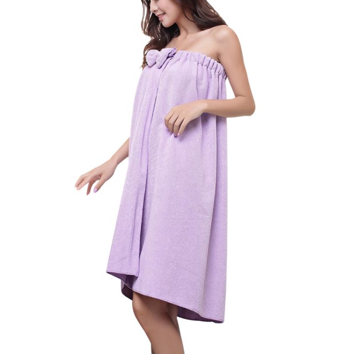 hot-dt-microfiber-robe-bathrobe-spa-bow-wrap-super-absorbent-gown