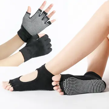 Toeless Non Skid Sticky Grip Yoga Socks Women Anti Slip Pilates