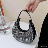 ❦۩☍ Popular womens bag summer trend fashion rhinestone shoulder underarm personality casual simple Messenger