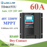 โซลาร์ชาร์จ MPPT 60A LDSOLAR 3200W 12V 24V 48V AUTO พร้อม RS485 DRY-Contact รุ่น TD150V