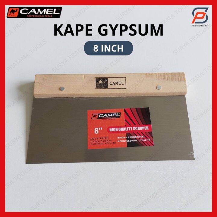 KAPE GYPSUM KAYU 8 INCH CAMEL / KAPE SKRAP GIPSUM 8