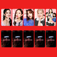 BlackpinkxOreo โฟโต้การ์ด Jisoo Lisa Jennie Rose Orio โฟโต้การ์ดสีดำชมพู Oreo 5ต่อชุด