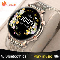 2023 Fashion Women Smart Watch Custom Dial Fitness Tracker Ladies Sports celet ECG+PPG Bluetooth Call Smartwatch For