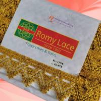 แถบดิ้น  Romy Lace No.1754 นำเข้าจากอินเดีย ยาว 20 เมตร