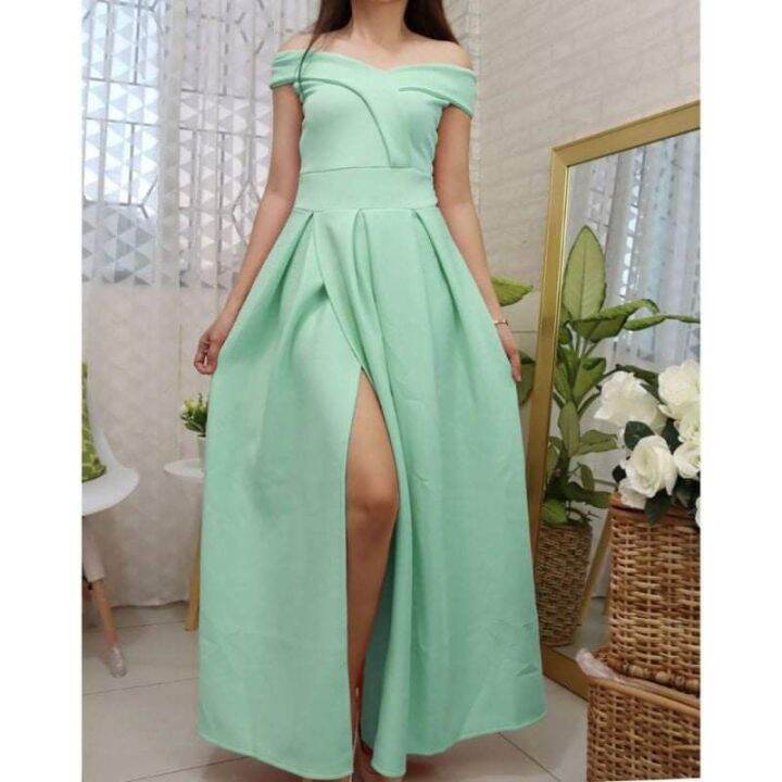 SAGE GREEN BRIDAL ENTOURAGE KNEE LENGTH FORMAL DRESSES Lazada PH