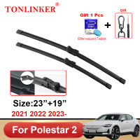 TONLINKER ใบปัดน้ำฝนรถยนต์สำหรับ Polestar 2 2021 2022 2023อุปกรณ์เสริมในรถยนต์ด้านหน้ากระจกใบปัดน้ำฝนแปรงตัดสินค้าอัตโนมัติ