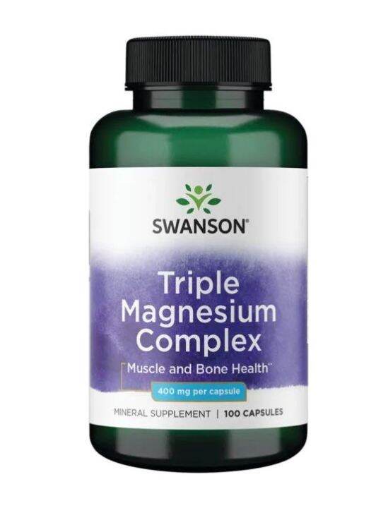 Triple Magnesium Complex, 400mg (100 Capsules) Lazada
