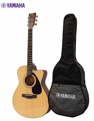 Yamaha กีตาร์โปร่ง 40 นิ้ว คอเว้า รุ่น FS100C (สีไม้) + แถมฟรีกระเป๋ากีตาร์ Yamaha ของแท้ & คาโป้ & ปีิ๊กกีตาร์ & คู่มือกีตาร์โปร่ง Yamaha
